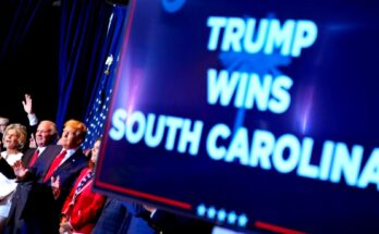 Trump prevailed in the South Carolina primary.