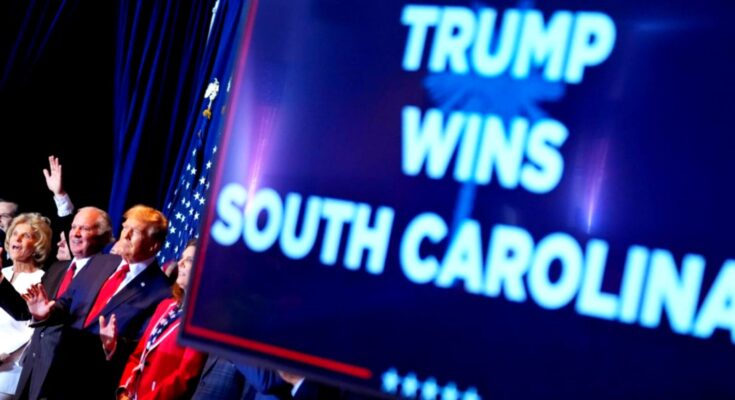 Trump prevailed in the South Carolina primary.