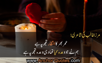 Mirza Ghalib Famous Poetry in Urdu Text